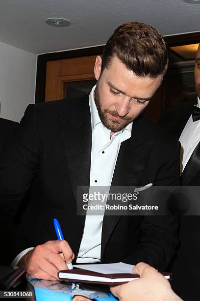 Justin Timberlake is seen during the 69th annual Cannes Film Festival at on May 11, 2016 in Cannes, France.