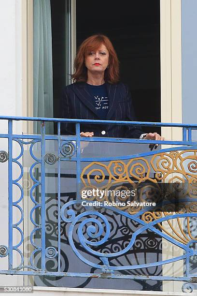 Susan Sarandon is seen during the 69th annual Cannes Film Festival at on May 11, 2016 in Cannes, France.