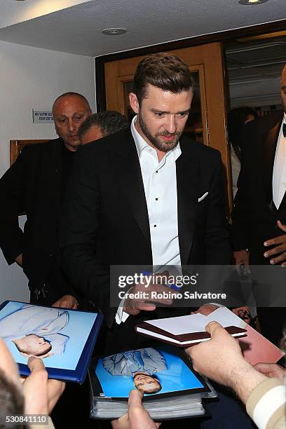 Justin Timberlake is seen during the 69th annual Cannes Film Festival at on May 11, 2016 in Cannes, France.