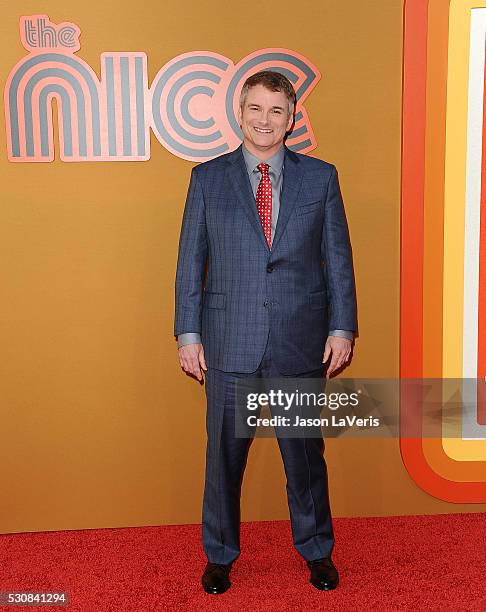 Director Shane Black attends the premiere of "The Nice Guys" at TCL Chinese Theatre on May 10, 2016 in Hollywood, California.