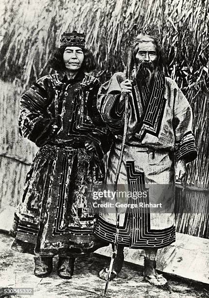 Ainu man and wife.