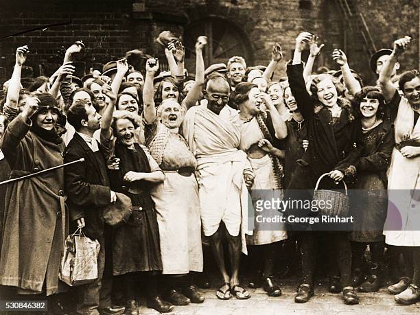 Mahatma Gandhi was given a wonderful reception in Lancashire when he visited the Greenfield Mill at Darwen in the course of his tour of the...