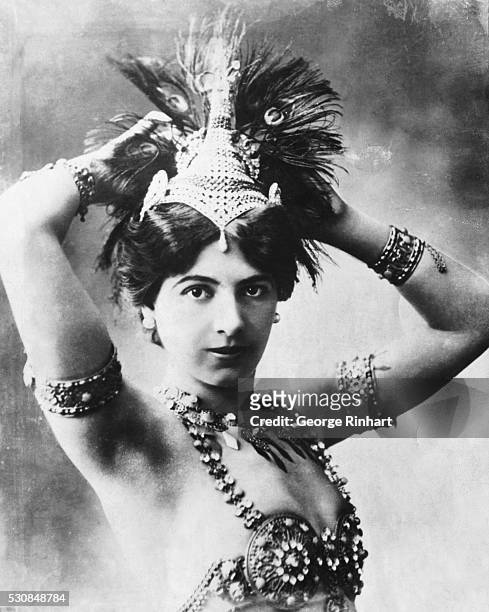 Photo shows Mata Hari as she looked in the days of her glory, before the war.