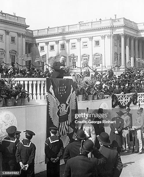 Washington, DC: President Theordore Roosevelt's inaugural address at Washington, DC.