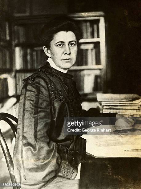 Portrait of Ida Tarbell , American author and editor. Undated photograph.