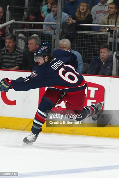 Colorado Avalanche at Columbus Blue Jackets, February 28, 2004 And Player Rick Nash.