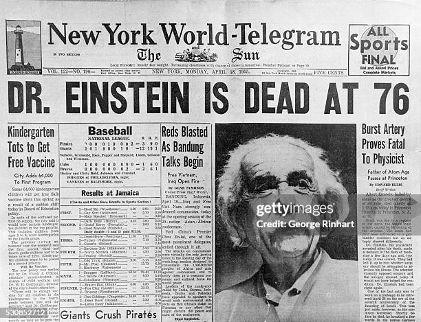 Dr. Einstein Is Dead At 76. News Photo - Getty Images