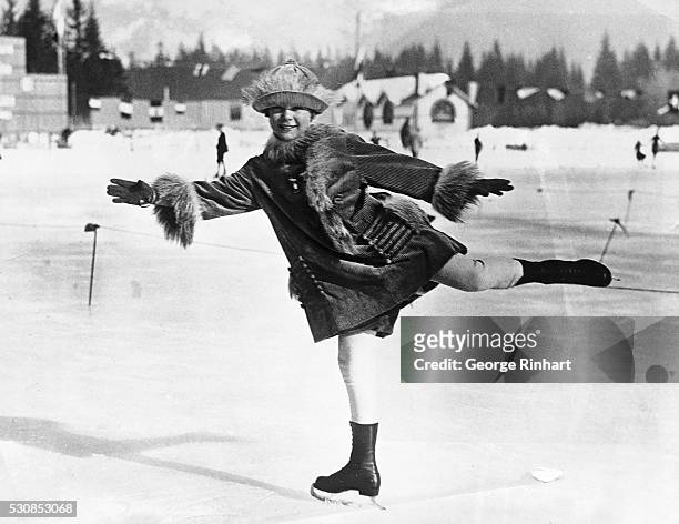 Sonja Henie of Norway was the youngest competitor in the Winter Olympics at Chamonix. The 11-year-old took part in the ladies' figure skating...