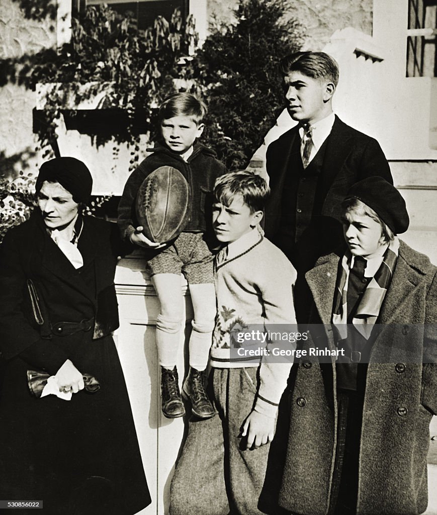Wife and Children of Knute Rockne