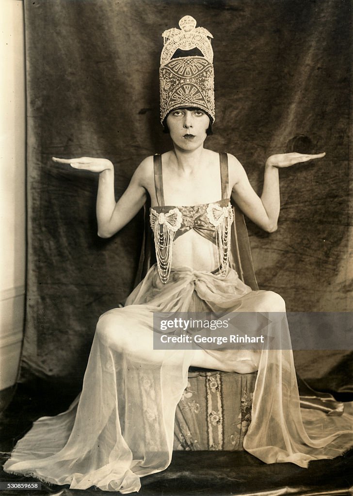 Miss Afton McWilliams Wearing Egyptian Costume