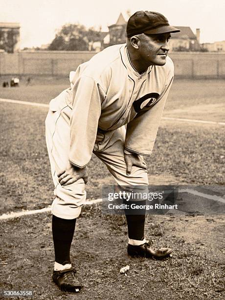 Joe McCarthy, manager of the Chicago Cubs.