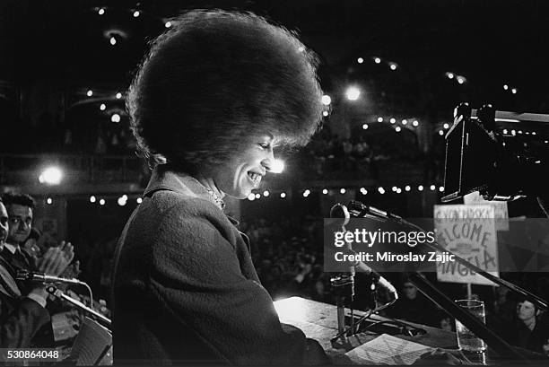 American Political Activist Angela Davis