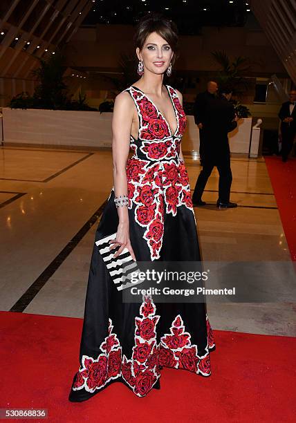 Frederique Bel attends the opening gala dinner during the annual 69th Cannes Film Festival at Palais des Festivals on May 11, 2016 in Cannes, France.