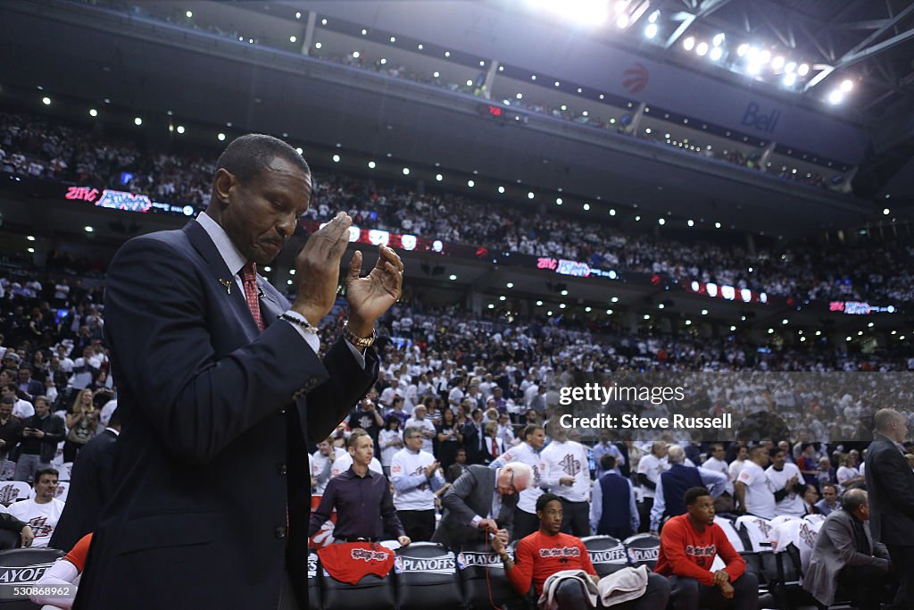 Toronto Raptors play the Miami Heat in game five of their Eastern Conference Semifinal