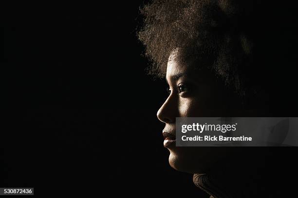 profile of woman - woman profile stock pictures, royalty-free photos & images