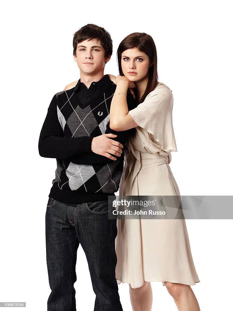 Logan Lerman and Alexandra Daddario star in Percy Jackson & the... News