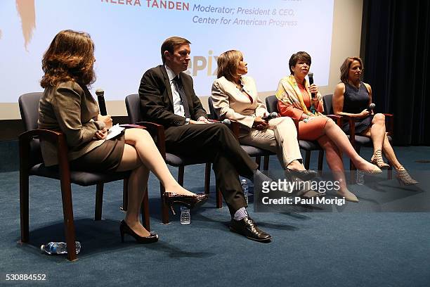 Neera Tanden, Moderator, President and CEO, Center for American Progress, Sen. Chris Murphy , Rep. Robin Kelly , Valerie Jarrett, White House Senior...