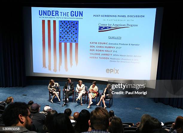 Neera Tanden, Moderator, President and CEO, Center for American Progress, Sen. Chris Murphy , Rep. Robin Kelly , Valerie Jarrett, White House Senior...