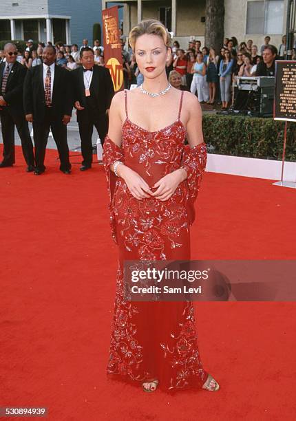 Charlize Theron during The 6th Annual Screen Actors Guild Awards at Shrine Auditorium in Los Angeles, California, United States.