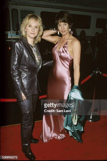 Melissa Etheridge & Julie Cypher during The 27th Annual American Music Awards at Shrine Auditorium in Los Angeles, California, United States.
