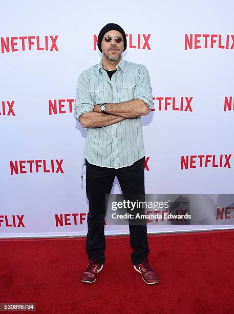 Producer and director Jose Padilha arrives at the Netflix Original Series' "Narcos" FYC Screening and Q&A at Paramount Studios on May 11, 2016 in...