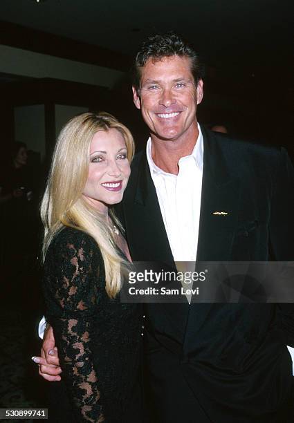 David Hasselhoff & wife Pamela Bach during 7th Annual Race to Erase MS Gala at Century Plaza Hotel in Century City, California, United States.