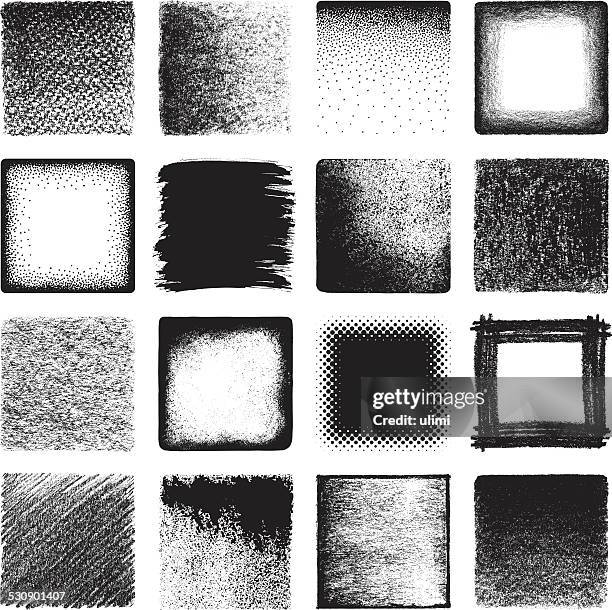 grunge textures - torn edge stock illustrations