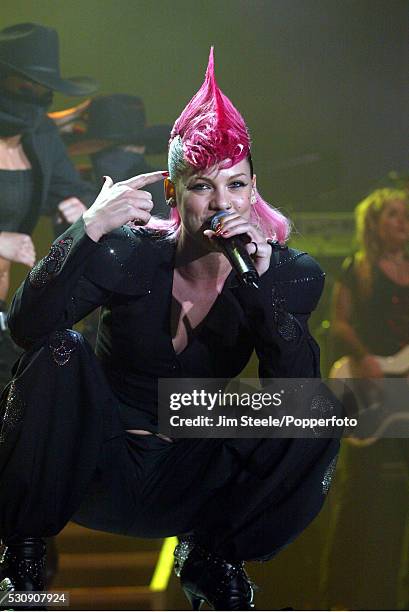 Pink 2004 134 Pink In Concert March 23 2004 Stock Photos, High-Res Pictures, and ...