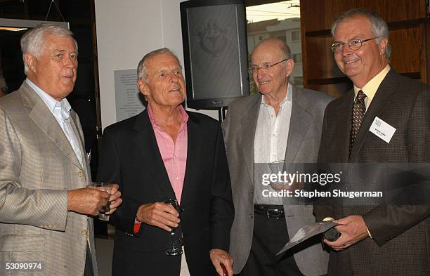 Producer Allan Burns, producer Grant Tinker, writer Stan Daniels and Writers Guild Foundation President Barry Kemp attend the Writers Guild...