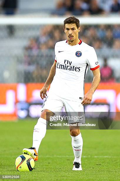 Benjamin Stambouli of Paris SG during the French Ligue 1 match between FC Girondins de Bordeaux and Paris Saint-Germain at Nouveau Stade de Bordeaux...