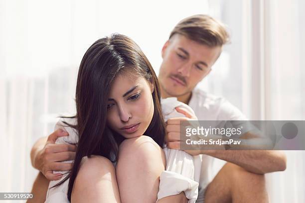 baby, don't be sad! - angry couple arab stock pictures, royalty-free photos & images