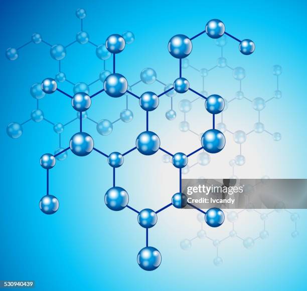 molecular background - small molecule stock illustrations