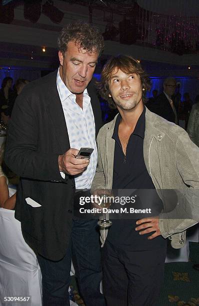 Jeremy Clarkson and Jay Kay attend the Nordoff-Robbins Silver Clef Awards at the Hotel Inter-Continental on June 17, 2005 in London, England. The...