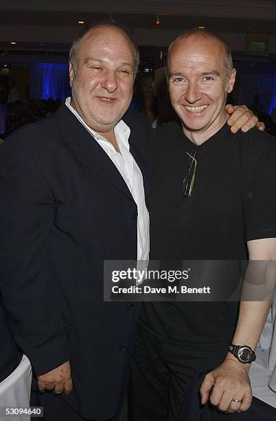 Harvey Goldsmith and Midge Ure attend the Nordoff-Robbins Silver Clef Awards at the Hotel Inter-Continental on June 17, 2005 in London, England. The...