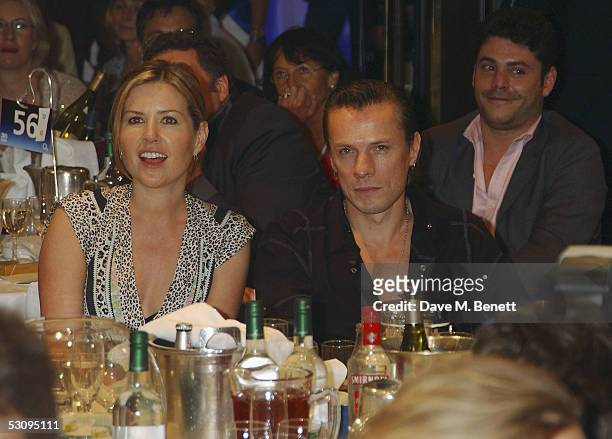 Dido and Larry Mullen attend the Nordoff-Robbins Silver Clef Awards at the Hotel Inter-Continental on June 17, 2005 in London, England. The 30th...