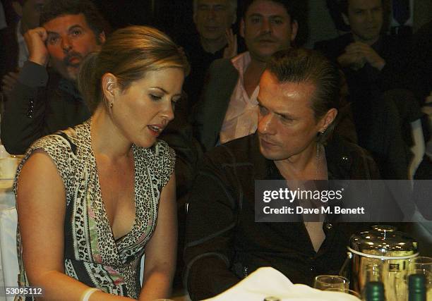 Dido and Larry Mullen attend the Nordoff-Robbins Silver Clef Awards at the Hotel Inter-Continental on June 17, 2005 in London, England. The 30th...