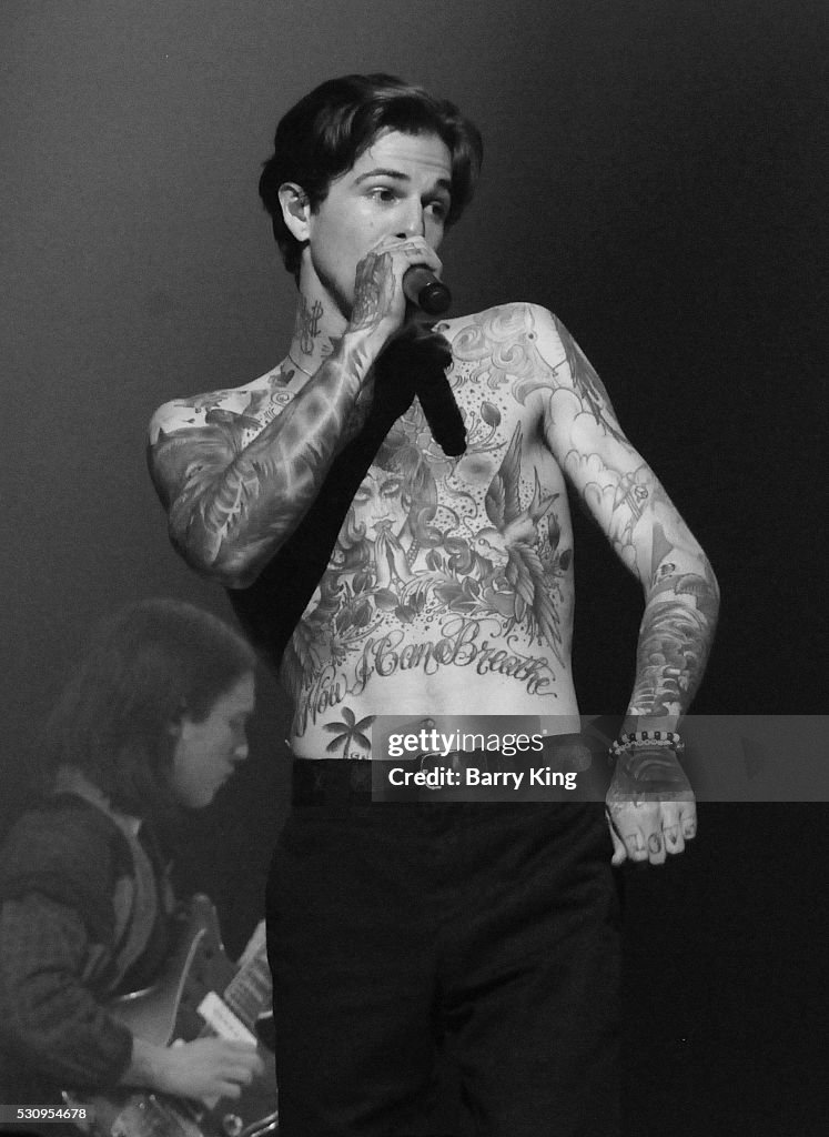 Jesse Rutherford Performance Singer Jesse Rutherford of The Neighbourhood performs in concert at ...