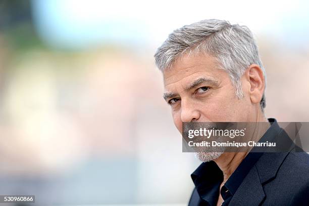 Actor George Clooney attends the "Money Monster" photocall during the 69th annual Cannes Film Festival at the Palais des Festivals on May 12, 2016 in...
