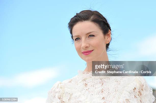 Caitriona Balfe attends the "Money Monster" photocall during the 69th annual Cannes Film Festival at the Palais des Festivals on May 12, 2016 in...