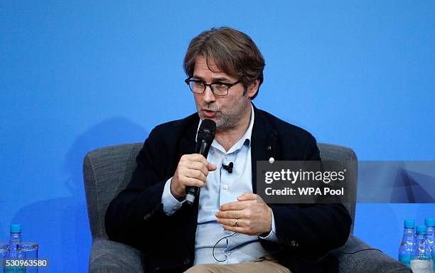 Sportswear Chairman, Jaimie Fuller speaks during a panel discussion at the international anti-corruption summit on May 12, 2016 in London, England....