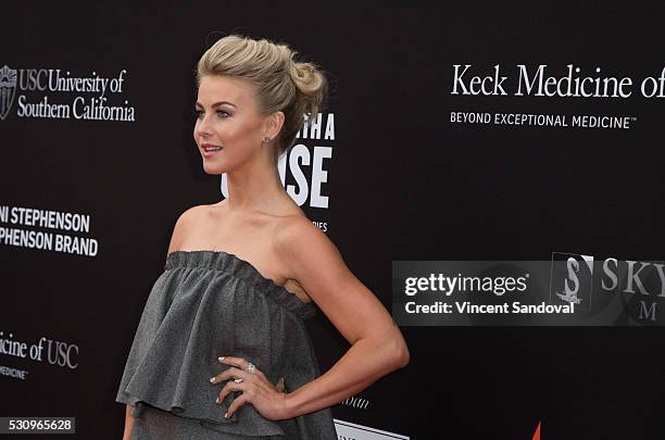 Julianne Hough attends the 3rd Biennial Rebels with a Cause Fundraiser at Barker Hangar on May 11, 2016 in Santa Monica, California.