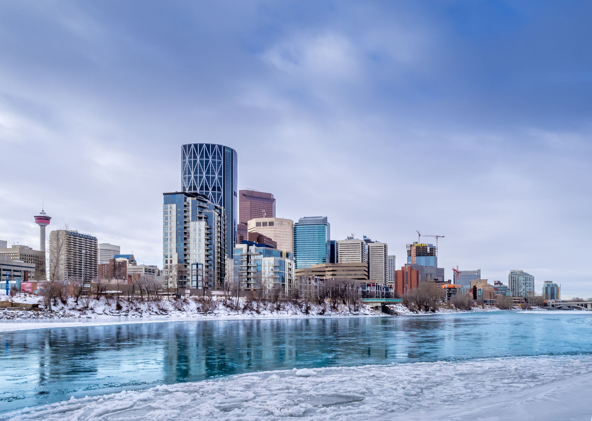 snowy Calgary