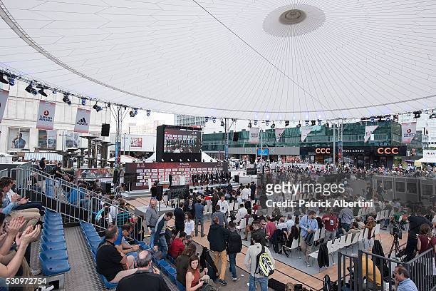 Turkish Airlines Euroleague Awards Ceremony Final Four Berlin 2016 at Alexanderplatz on May 12, 2016 in Berlin, Germany.