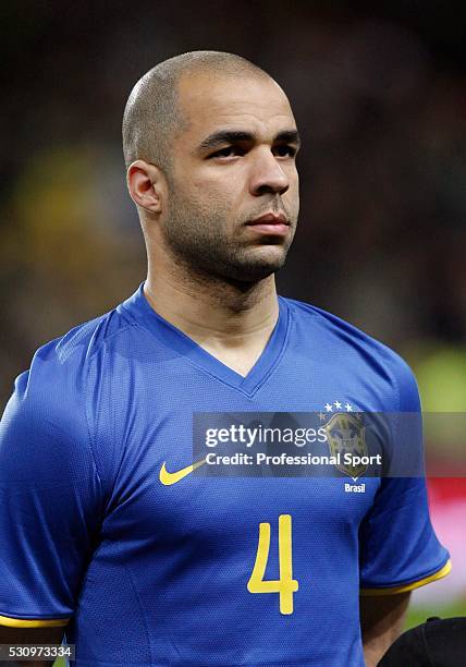 Alex Costa of Brazil in action during the Brazil v Sweden International Match at The Emirates Stadium , London , UK.