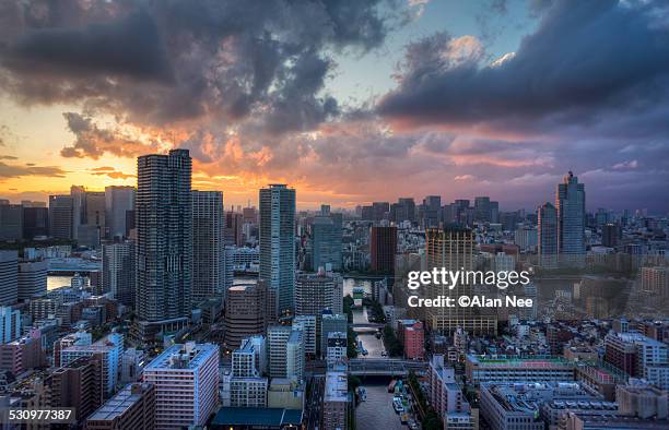 sky after storm - kanto region ストックフォトと画像