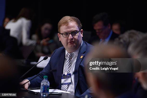 Co-Founder & Chairman, Concordia Mr. Nicholas Logothetis speaks on stage during Concordia The Americas, a high-level Summit on the Americas organized...