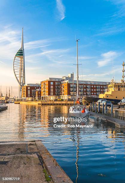 portsmouth, hampshire uk - spinnaker tower stock pictures, royalty-free photos & images