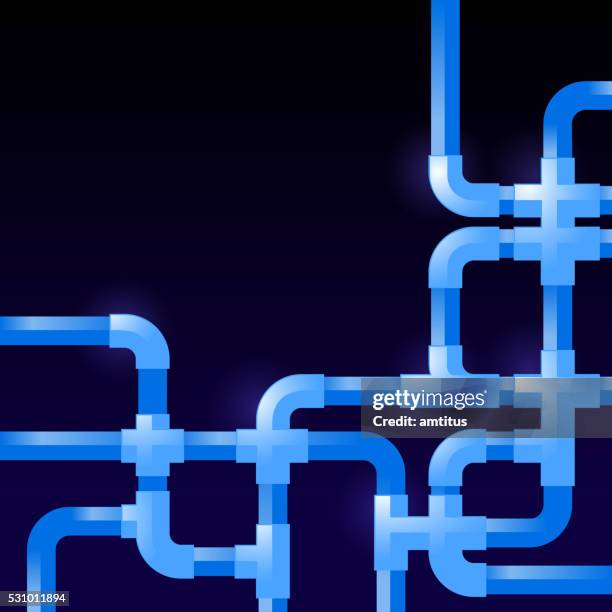 weave 2 - water pipe stock illustrations