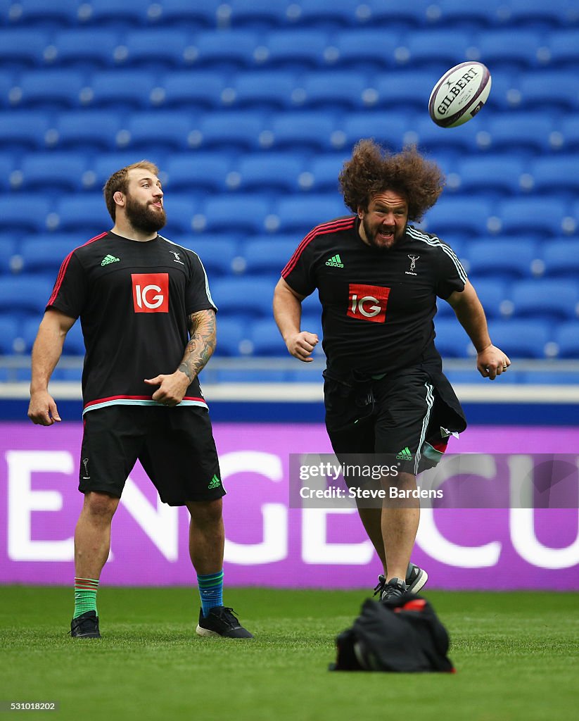 Harlequins v Montpellier - European Rugby Challenge Cup Final  - Captain's Run