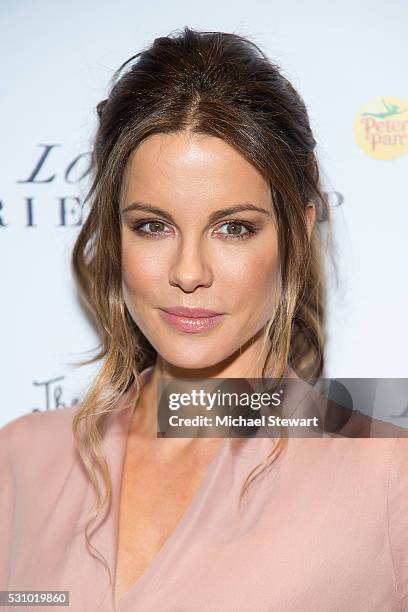 Actress Kate Beckinsale attends The Moms Mamarazzi Screening Of "Love & Friendship" at Park Avenue Screening Room on May 12, 2016 in New York City.